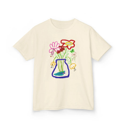 Flower Pot Doodle | Pop Art Kids Tee House of Poco Loco