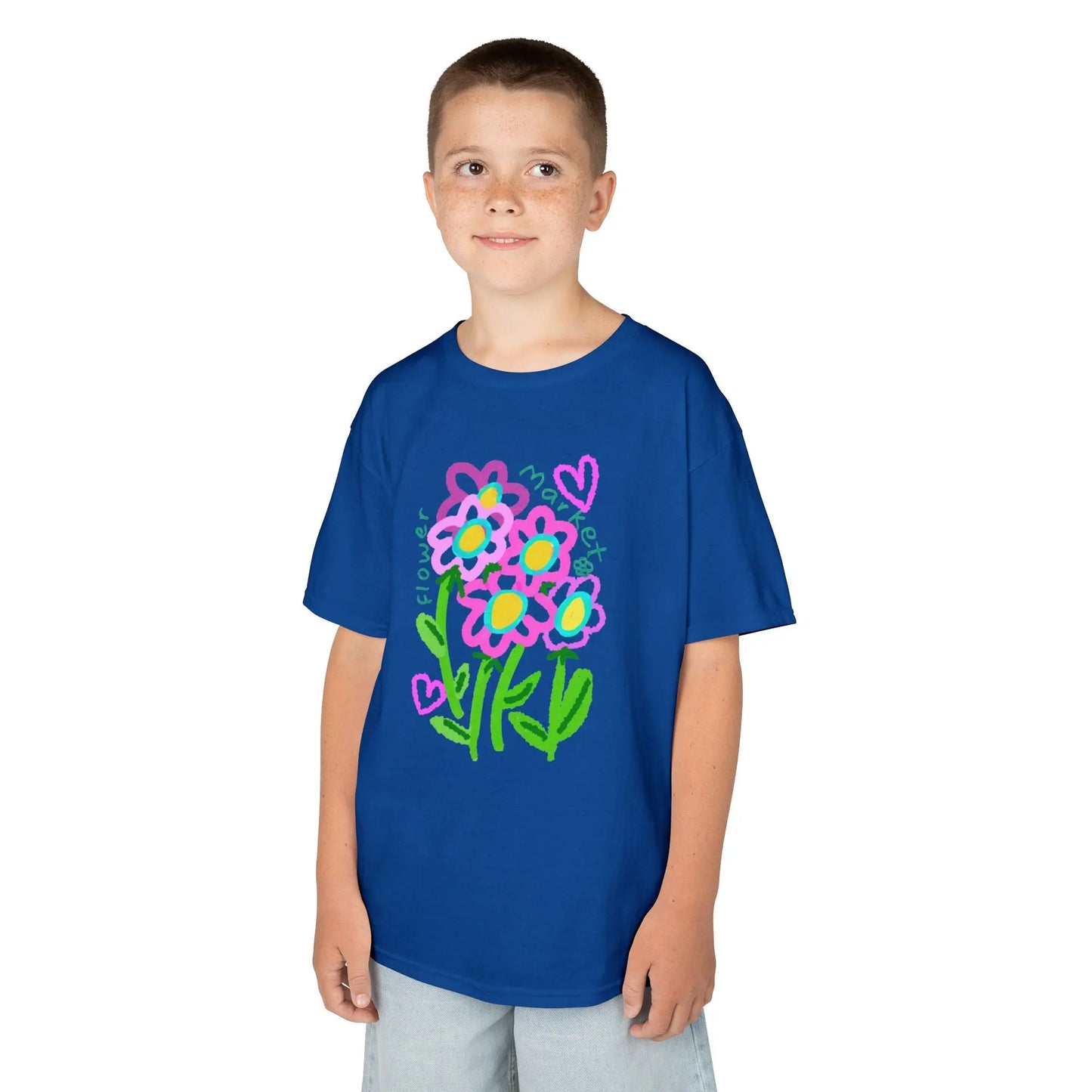Doodle Floral Bouquet | Pop Art Kids Tee House of Poco Loco
