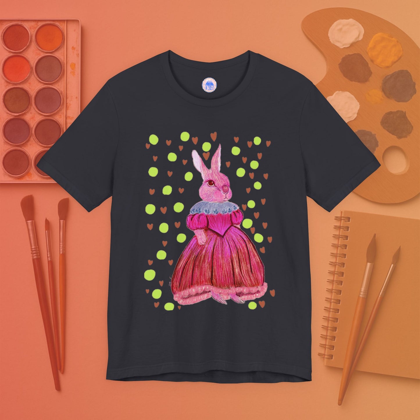 Pink Bunny - Pop Art Unisex Tee