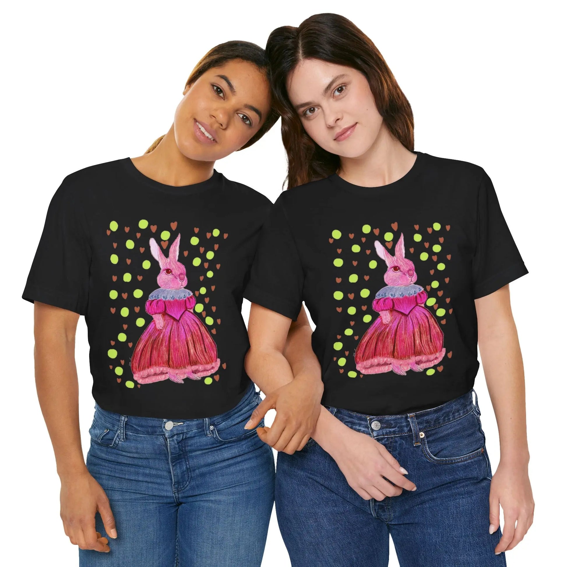 Pink Bunny - Pop Art Unisex Tee House of Poco Loco