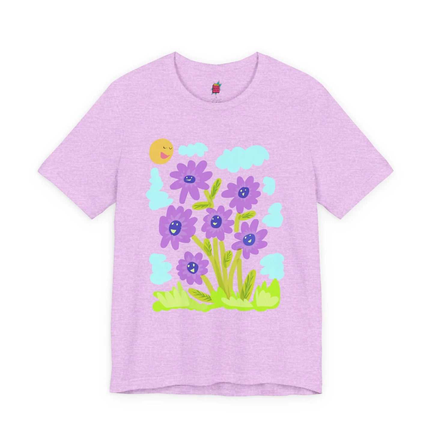 Purple Sunflower - Pop Art Unisex Tee House of Poco Loco