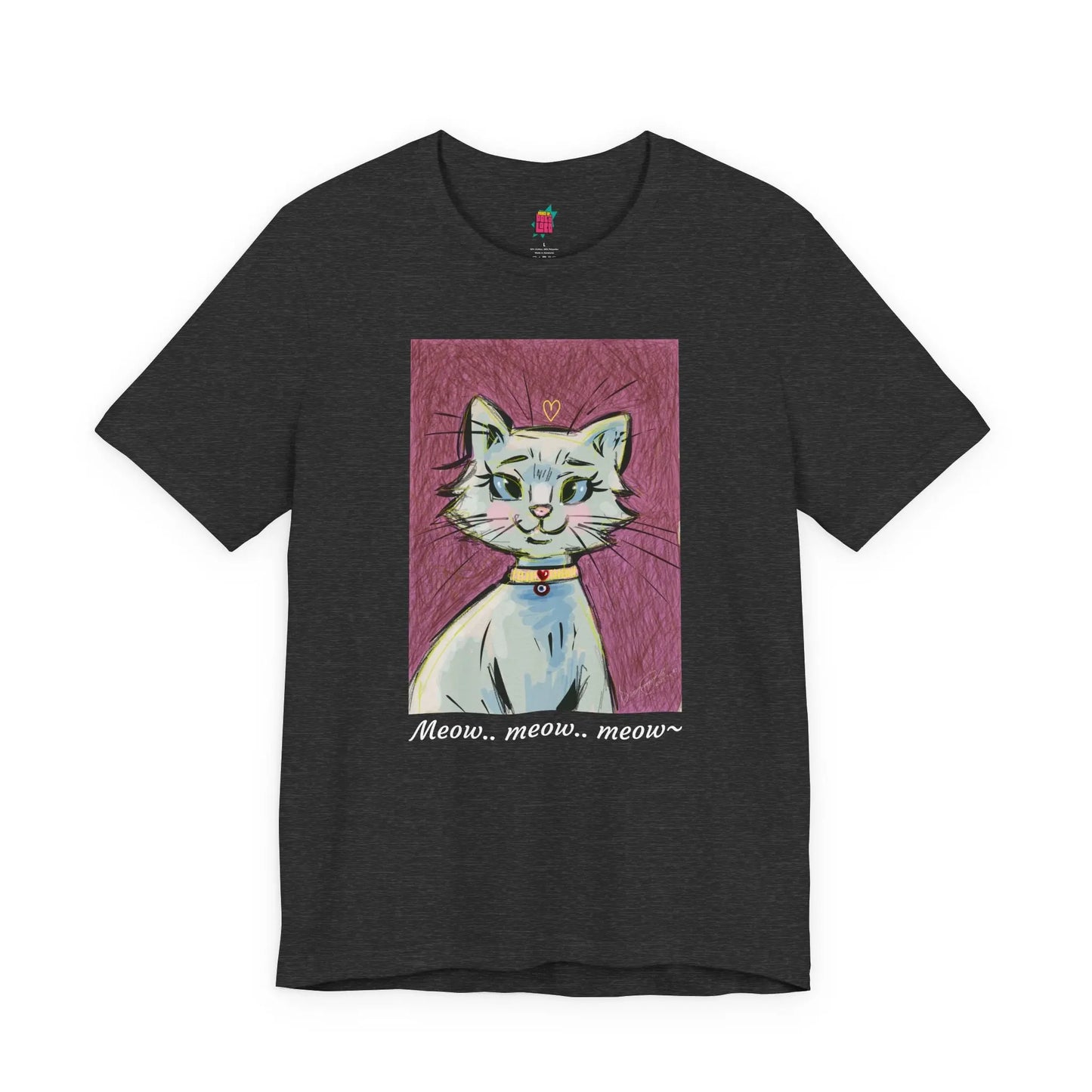 Cat Meow Meow - Pop Art Unisex Tee House of Poco Loco