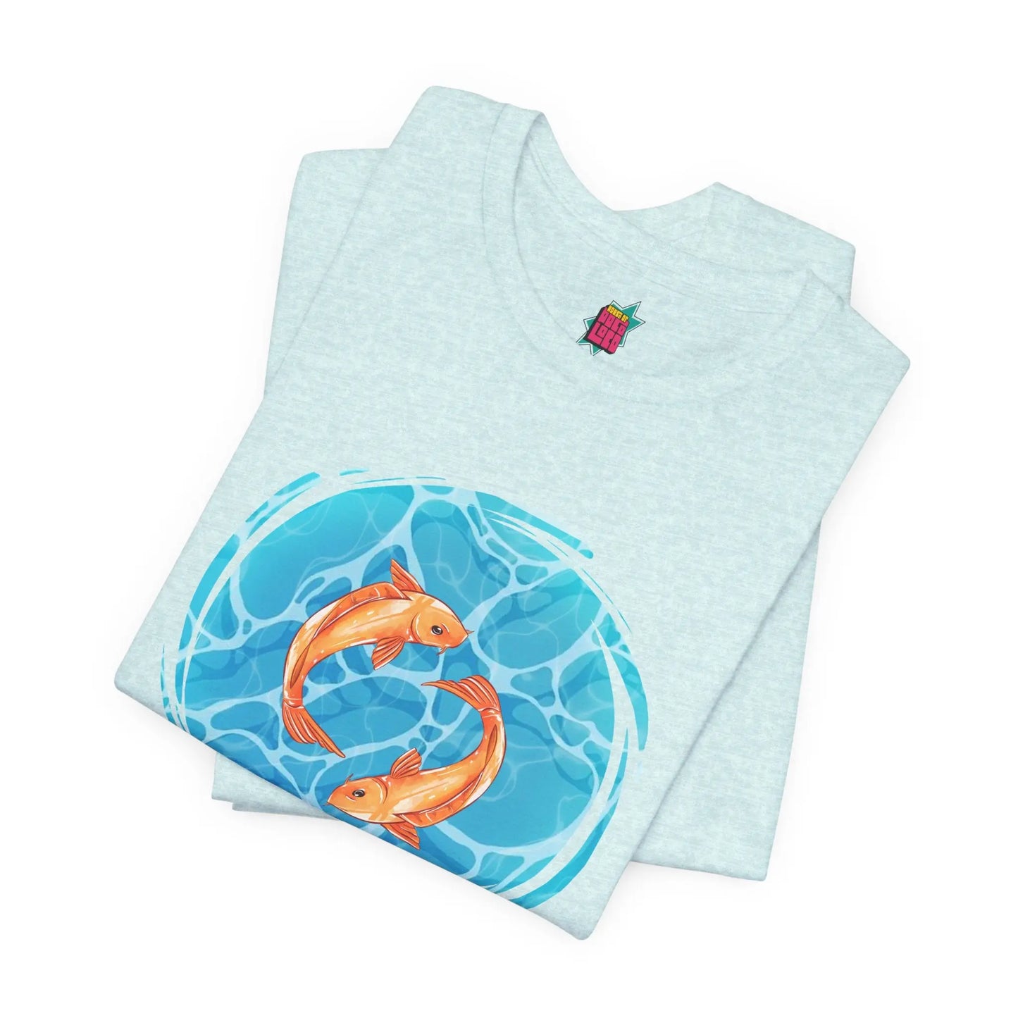 Fish in Blues - Pop Art Unisex Tee House of Poco Loco