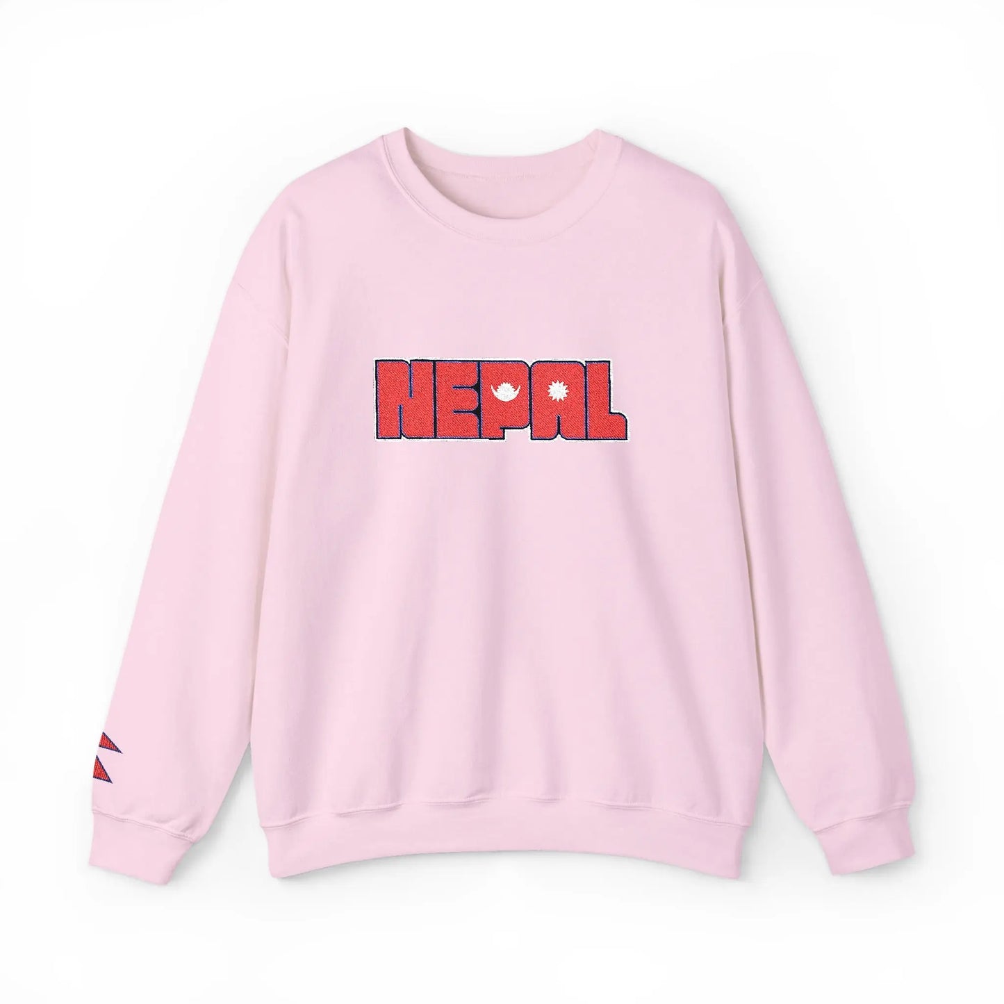 Nepal  Flag - Embroidery Unisex Sweatshirt House of Poco Loco