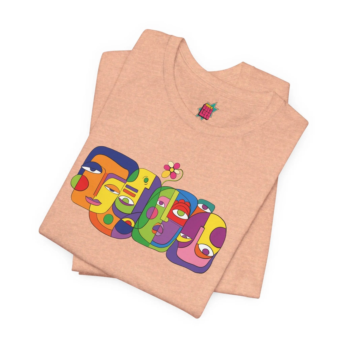 Multi Faces - Pop Art Unisex Tee House of Poco Loco