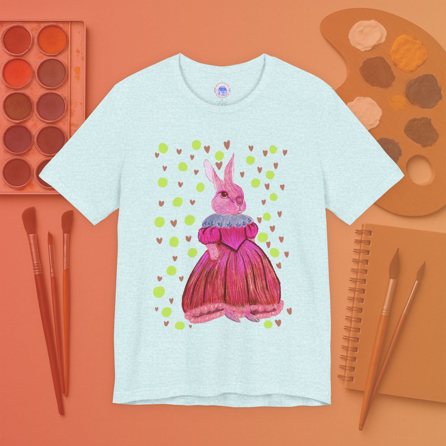 Pink Bunny - Pop Art Unisex Tee