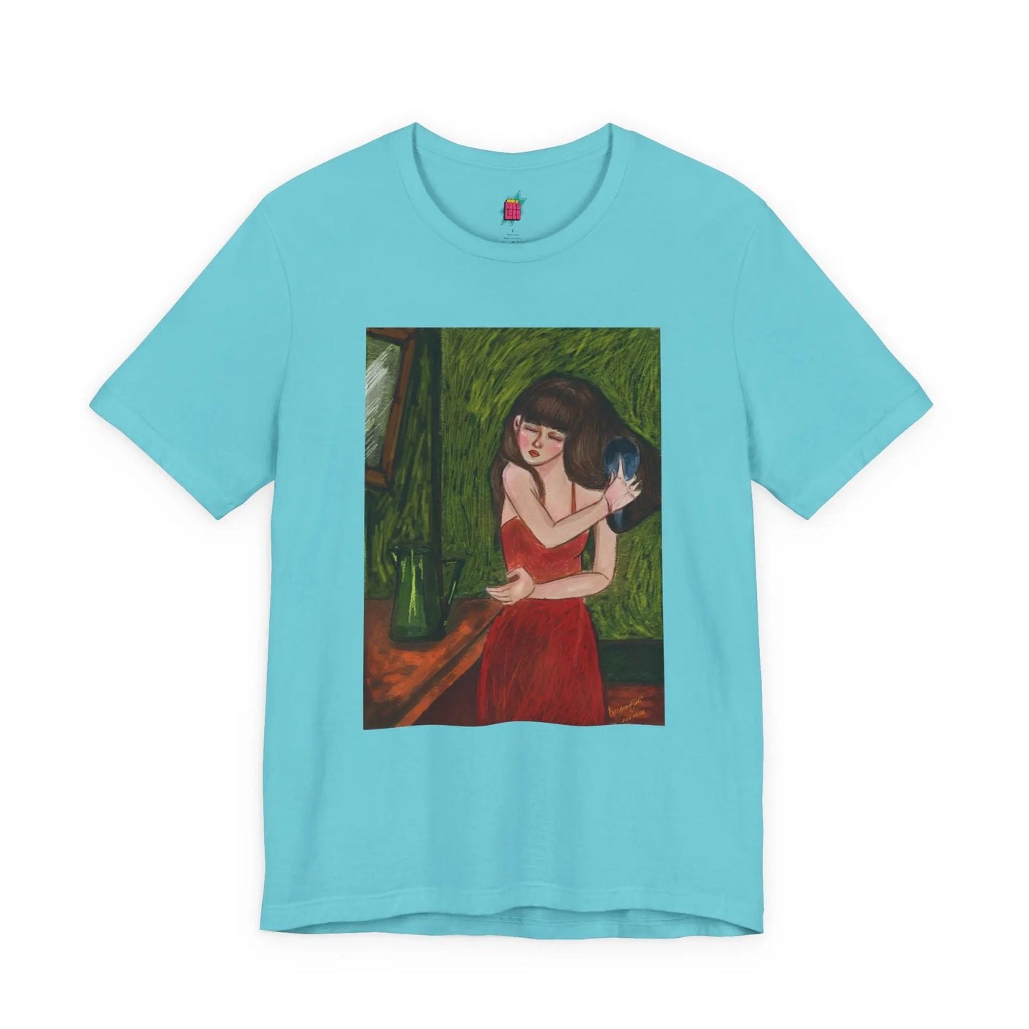 Combing Hair - Pop Art Unisex Tee House of Poco Loco