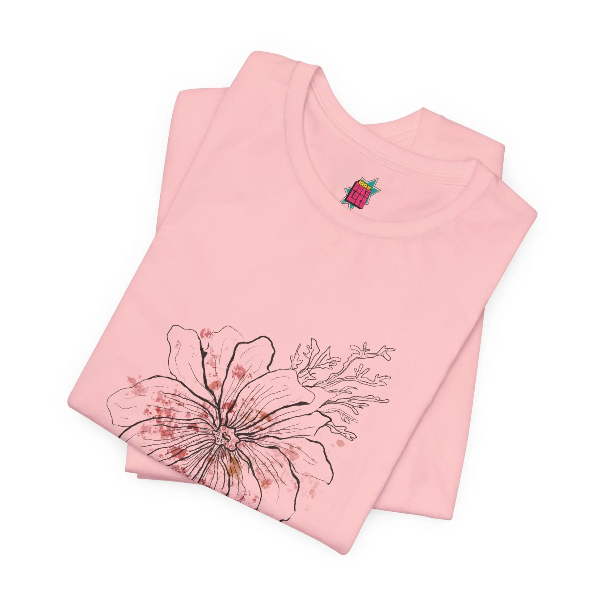 Hibiscus Flower - Pop Art Unisex Tee House of Poco Loco