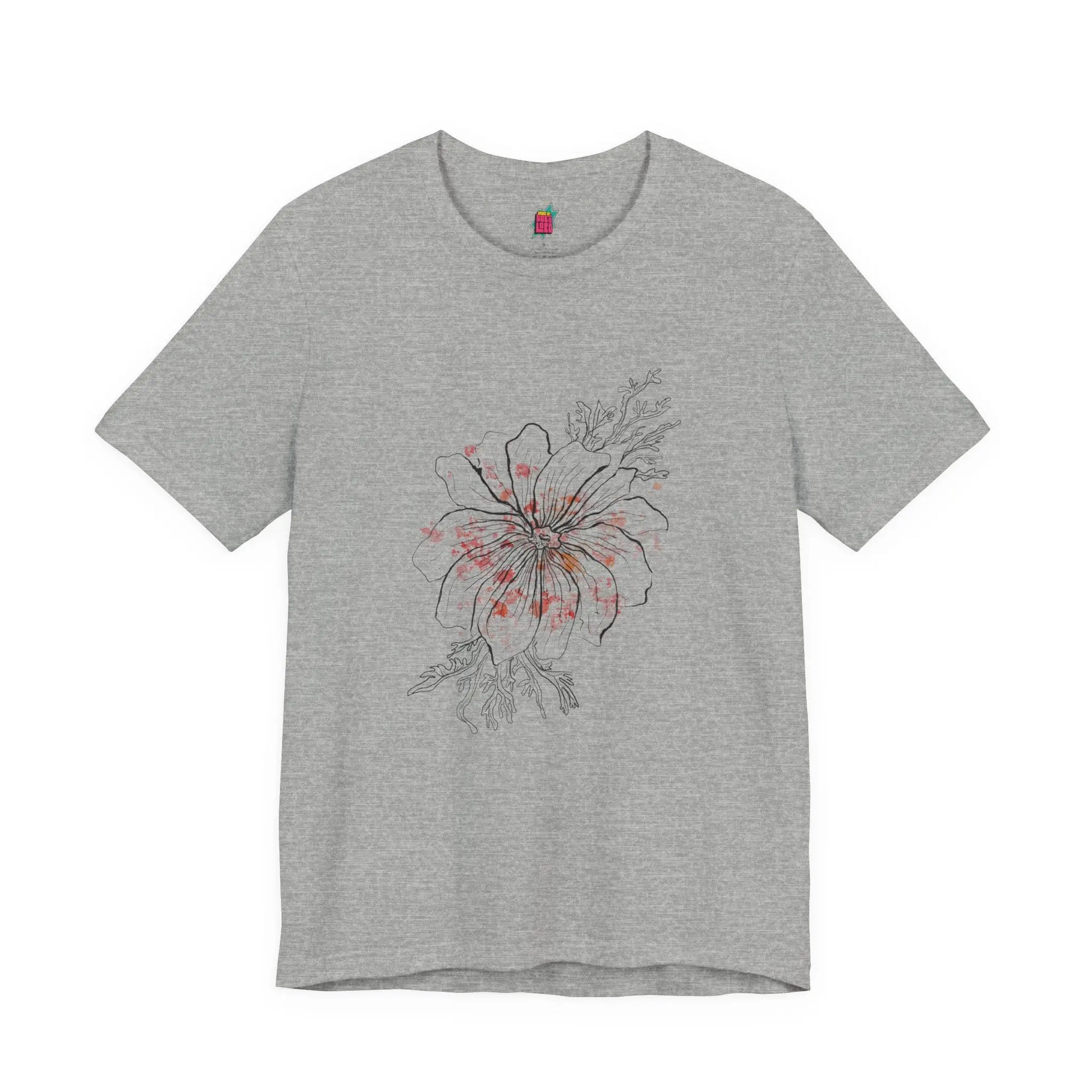 Hibiscus Flower - Pop Art Unisex Tee House of Poco Loco