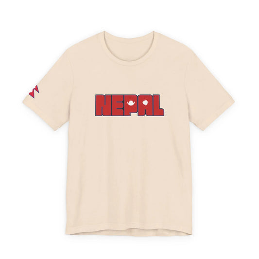 Nepal Flag - Unisex Tee House of Poco Loco
