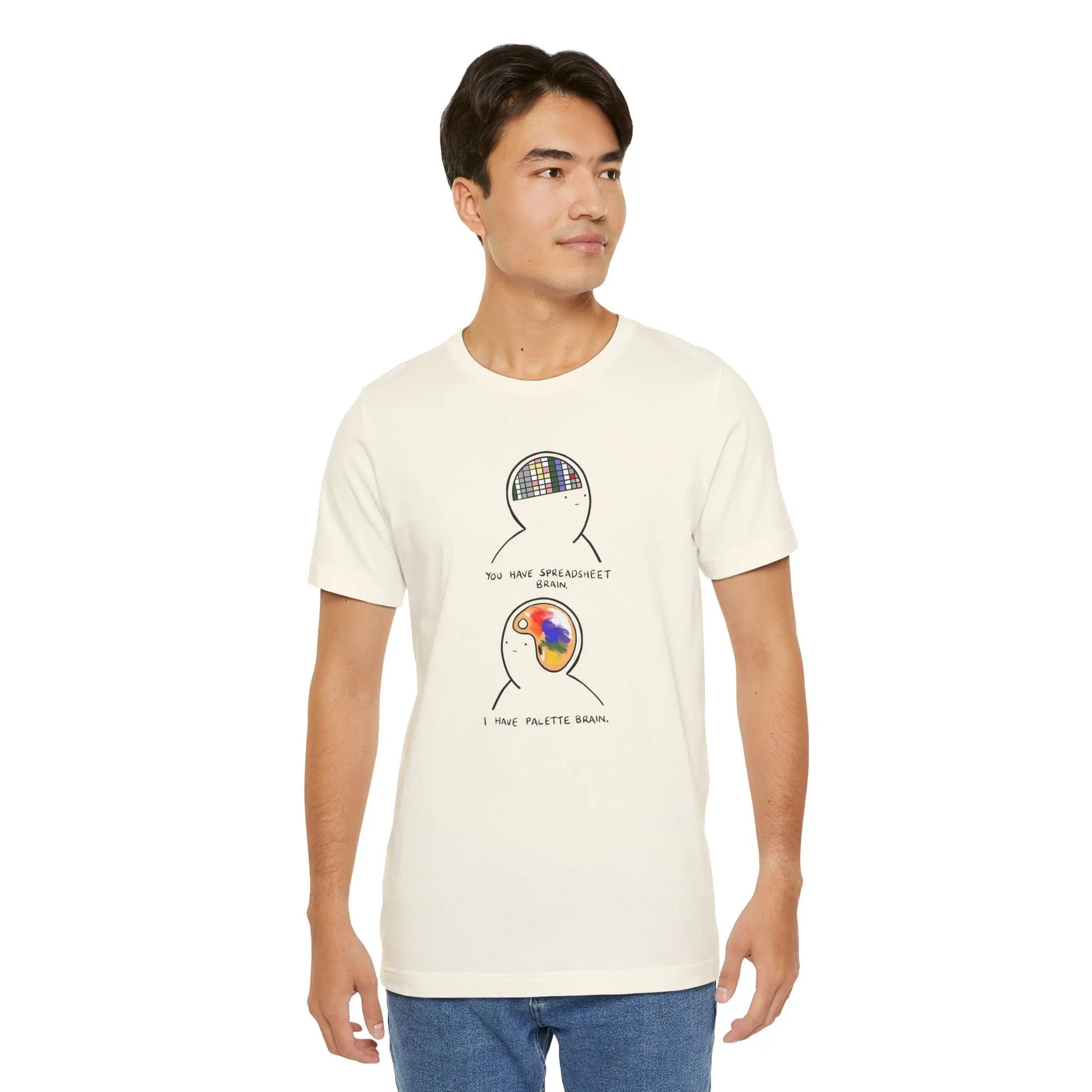 2 Parts of Brain - Pop Art Unisex Tee House of Poco Loco