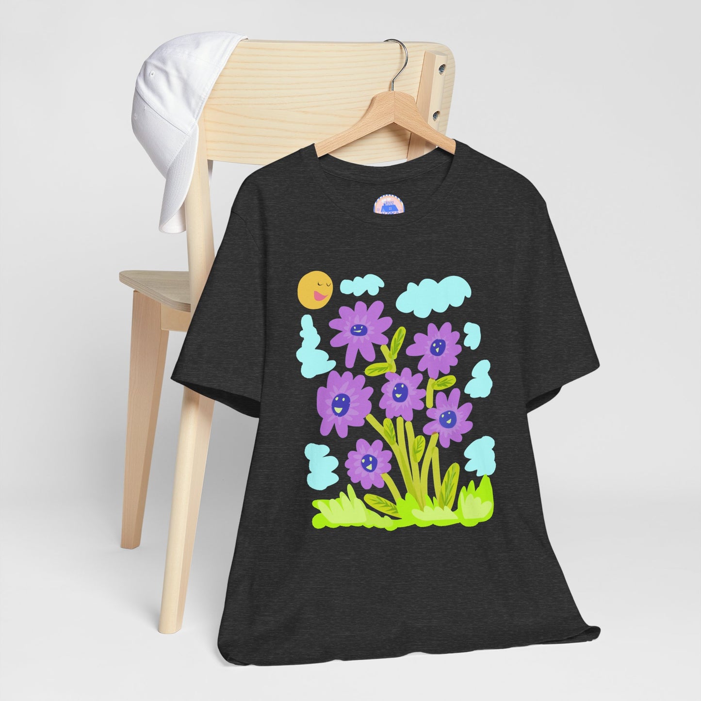 Purple Sunflower - Pop Art Unisex Tee