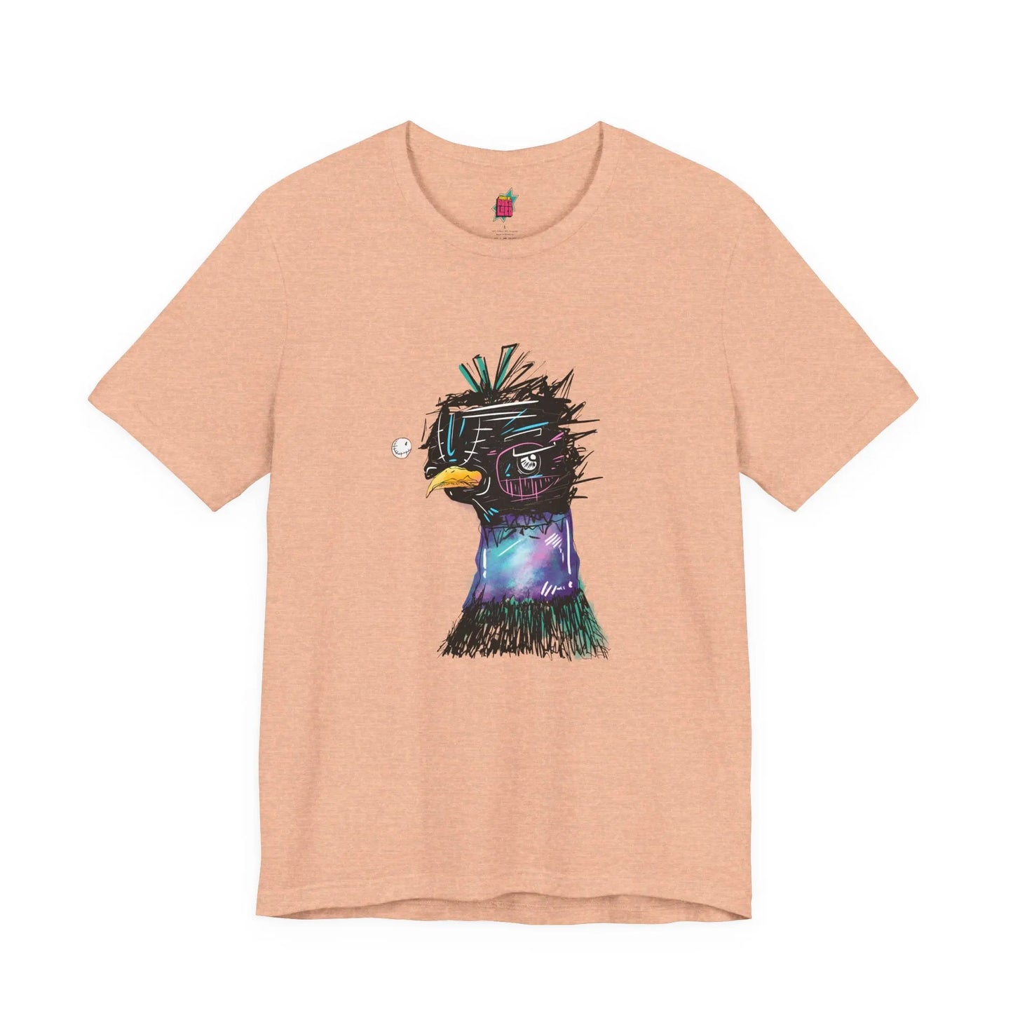 Crazy Cosmic Bird - Pop Art Unisex Tee House of Poco Loco