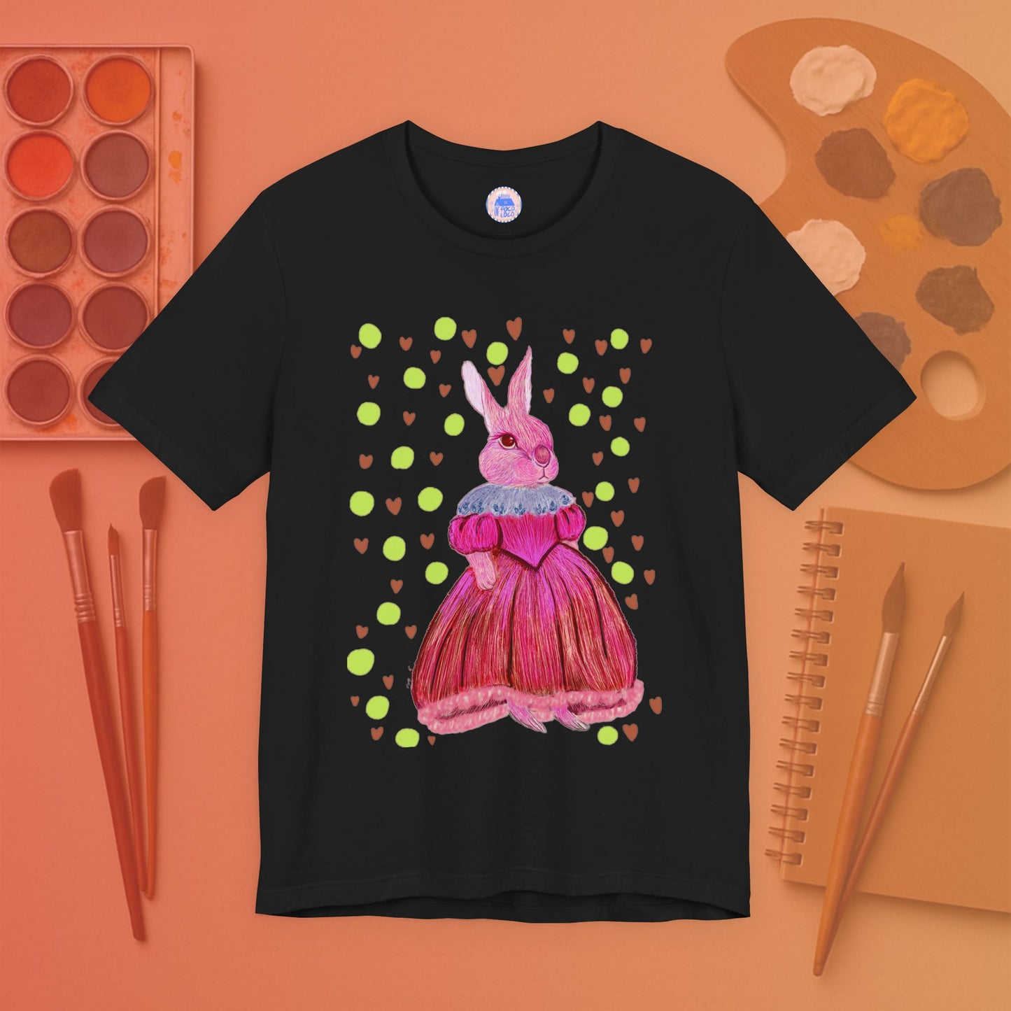 Pink Bunny - Pop Art Unisex Tee