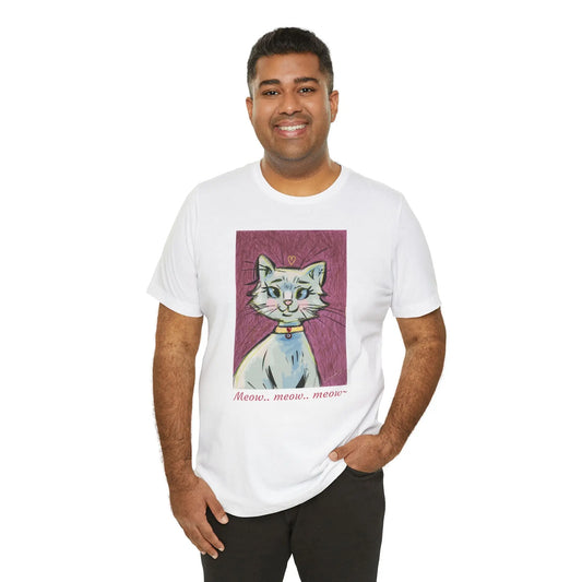 Cat Meow Meow - Pop Art Unisex TeeĀ House of Poco Loco