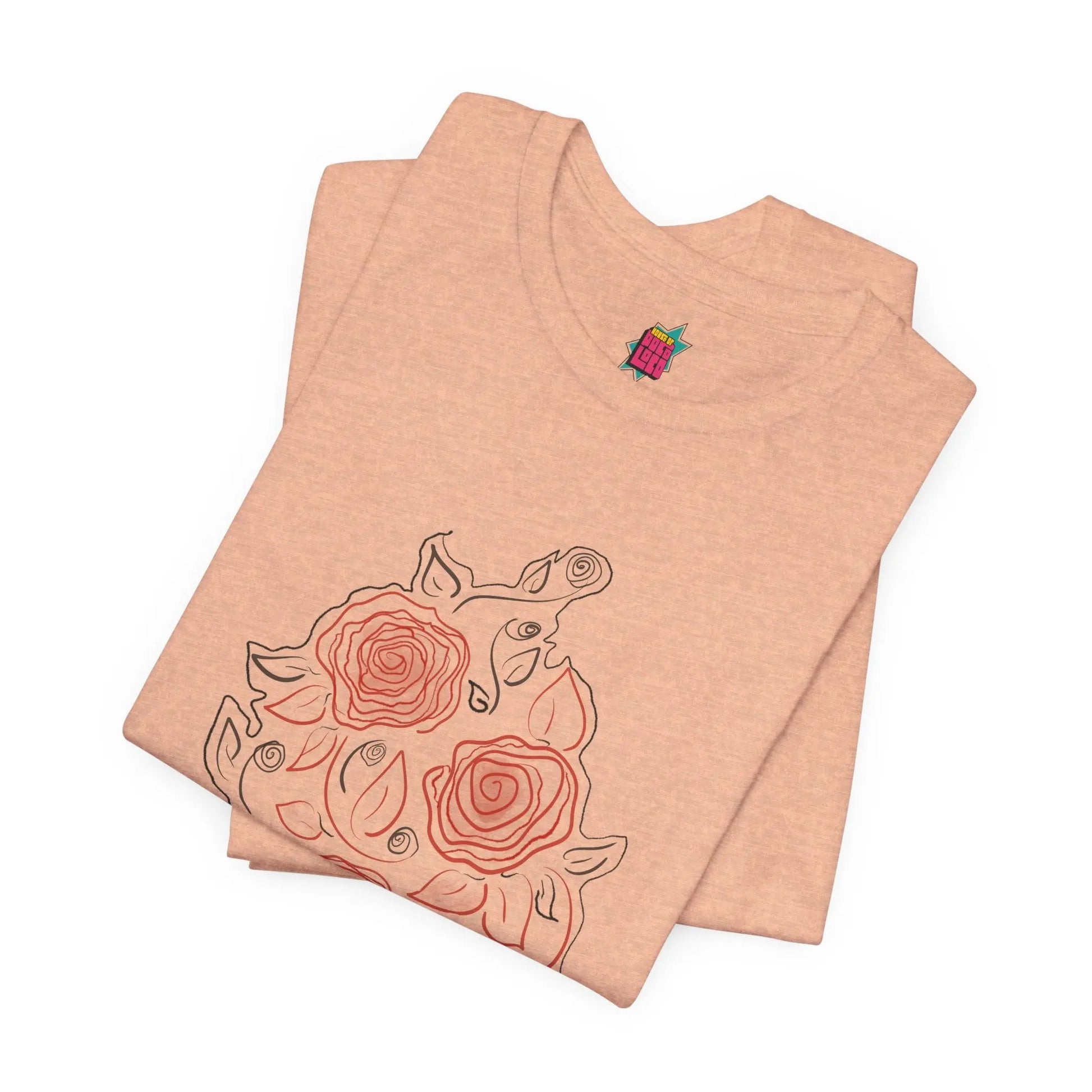 Rosy Lines - Pop Art Unisex Tee House of Poco Loco