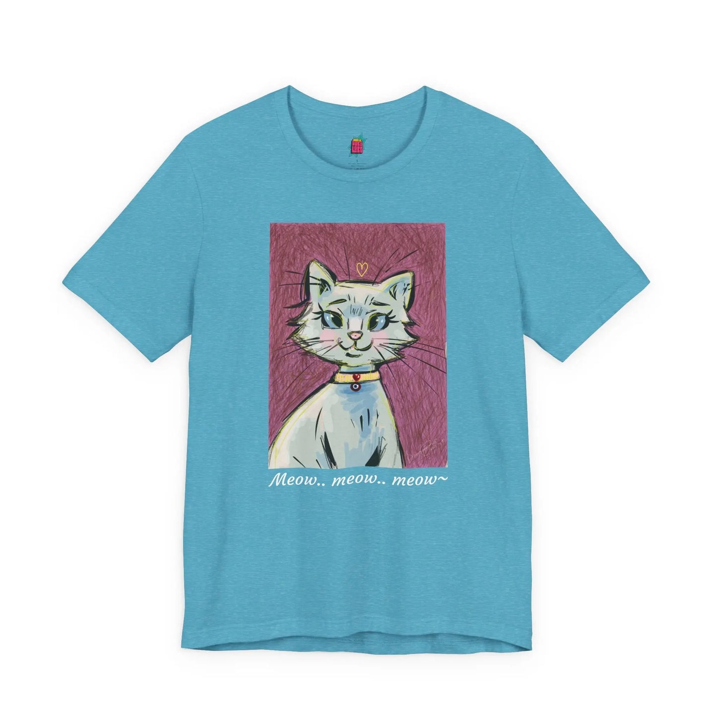 Cat Meow Meow - Pop Art Unisex Tee House of Poco Loco
