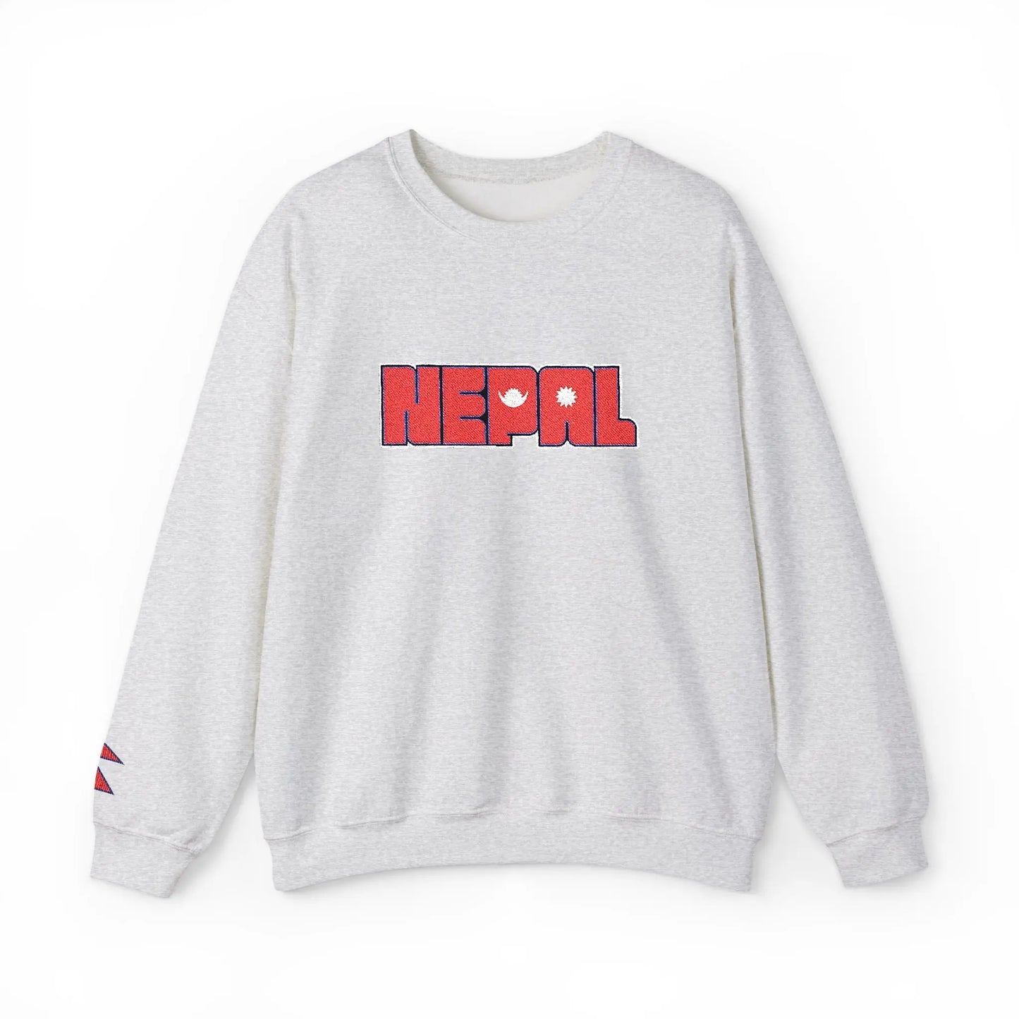 Nepal  Flag - Embroidery Unisex Sweatshirt House of Poco Loco