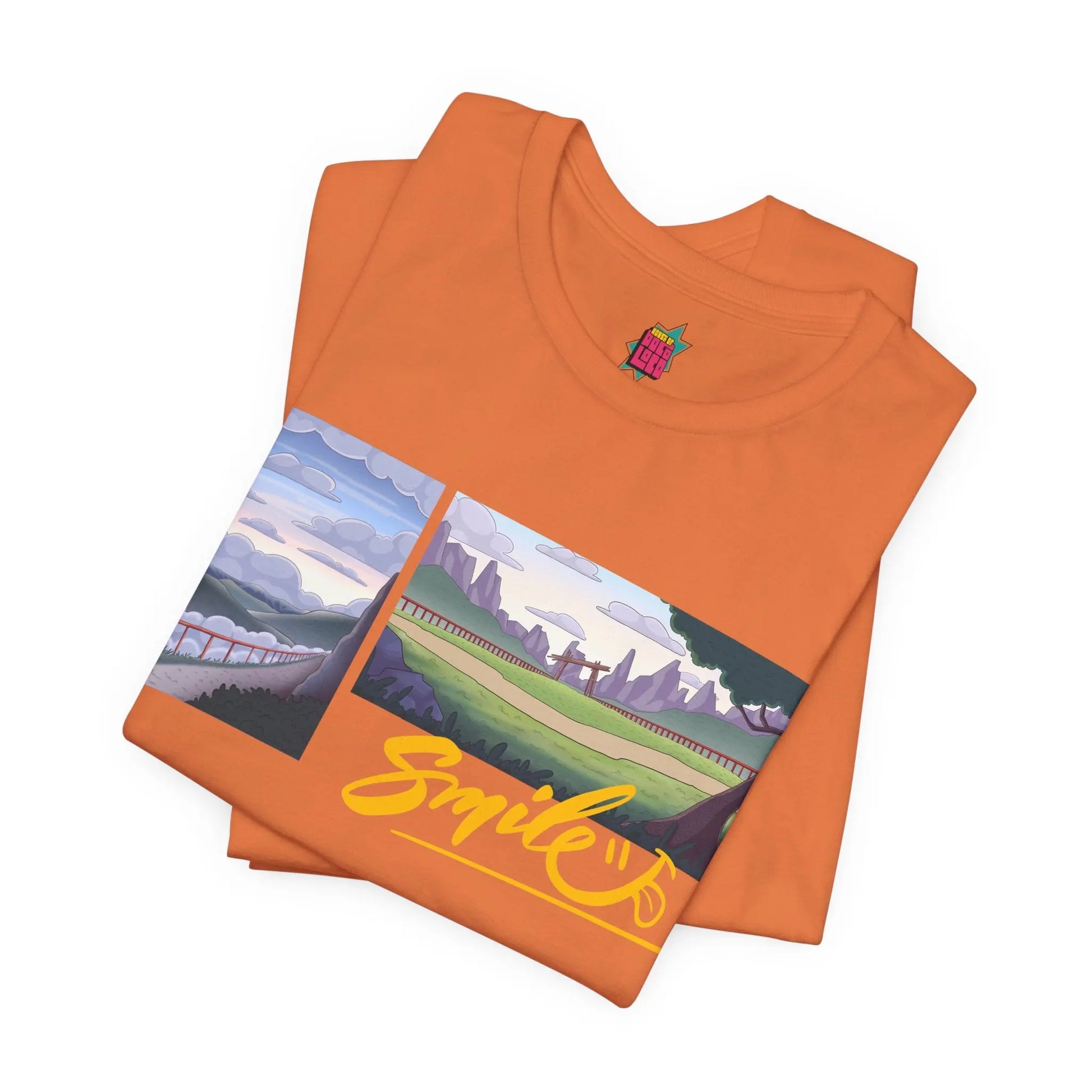 Cloudy Smile - Pop Art Unisex Tee House of Poco Loco