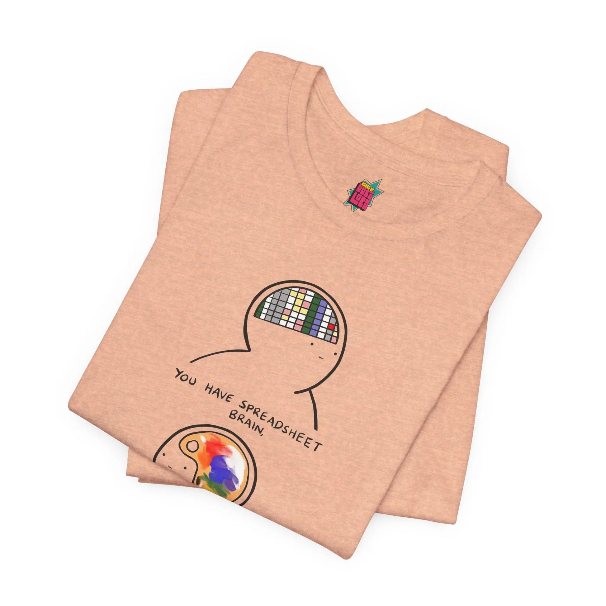 2 Parts of Brain - Pop Art Unisex Tee House of Poco Loco