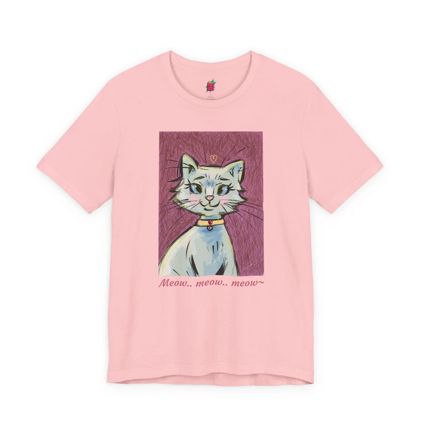 Cat Meow Meow - Pop Art Unisex Tee House of Poco Loco