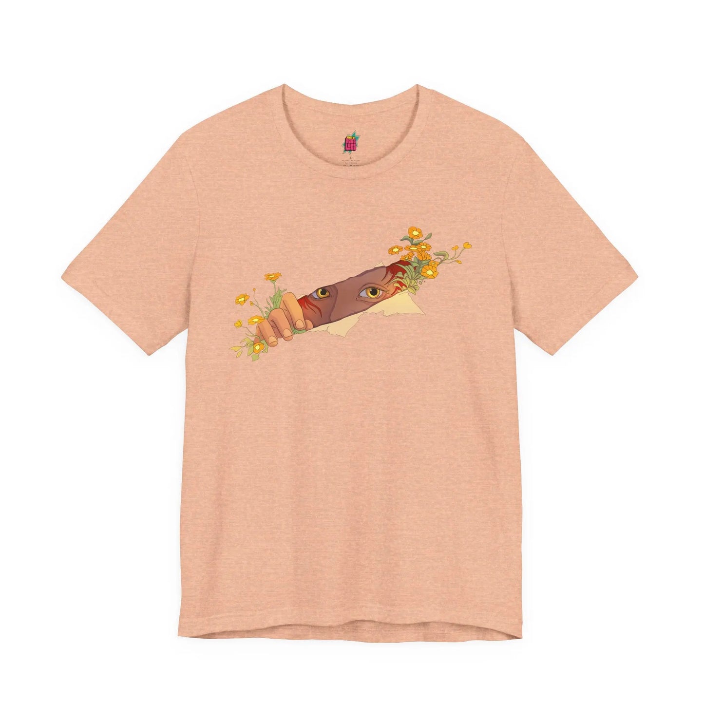 Flower Peek - Pop Art Unisex Tee House of Poco Loco