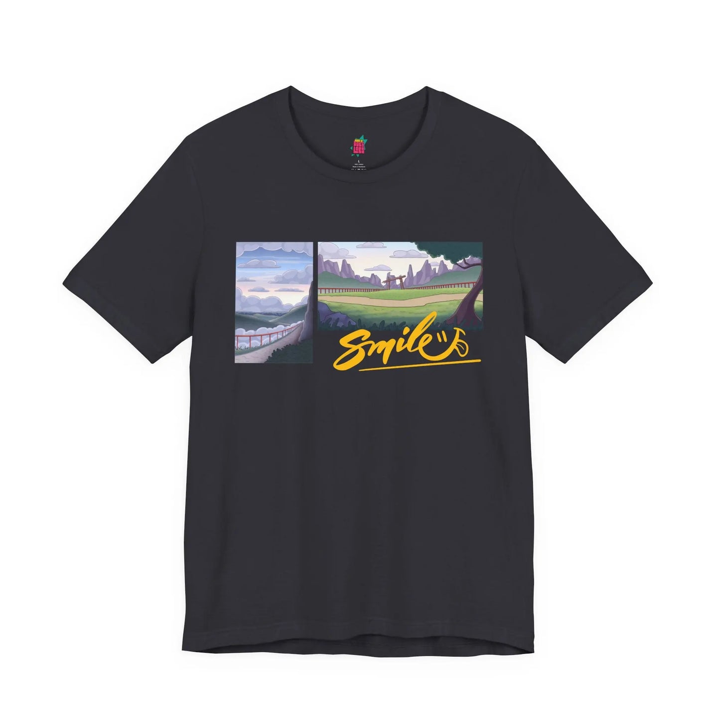 Cloudy Smile - Pop Art Unisex Tee House of Poco Loco