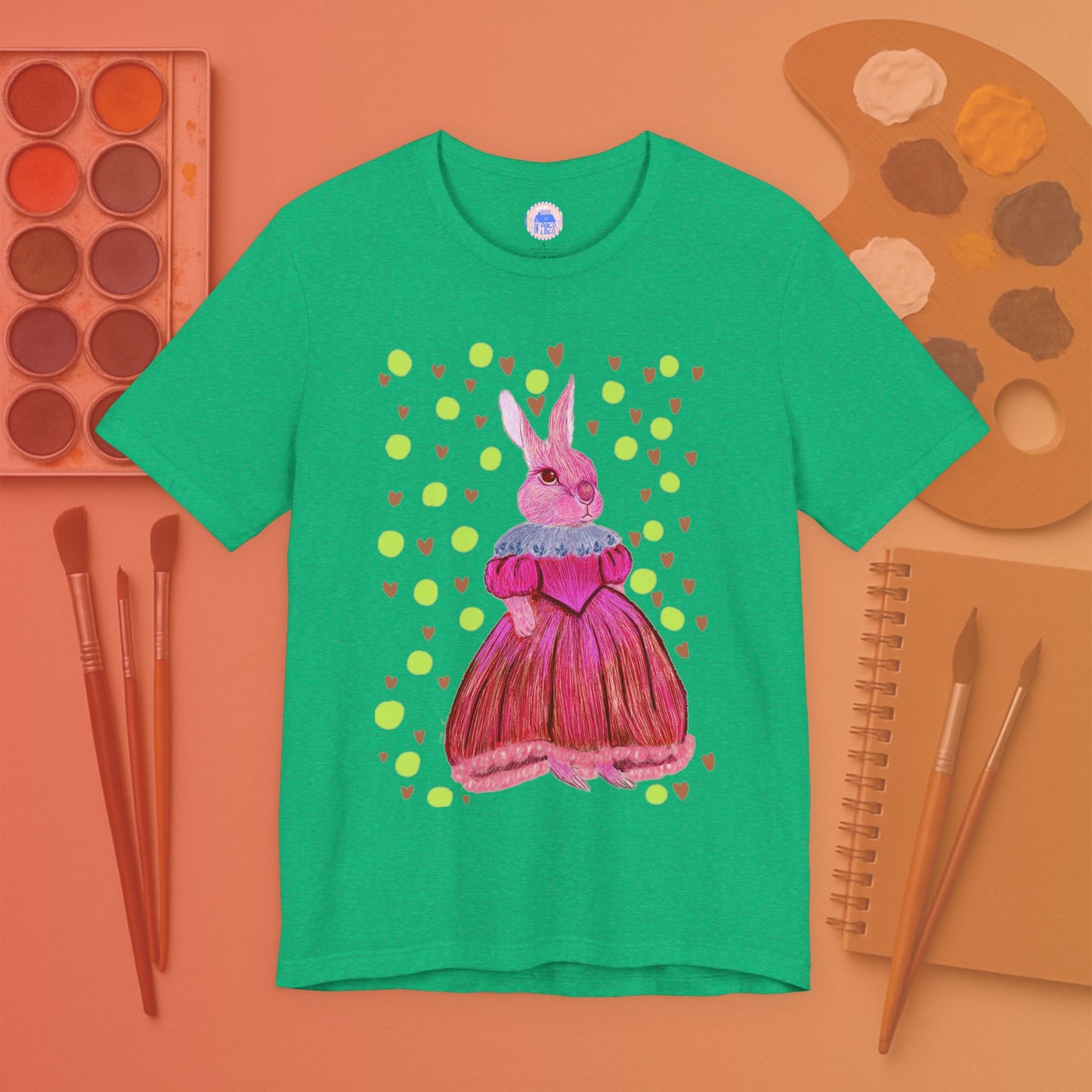 Pink Bunny - Pop Art Unisex Tee