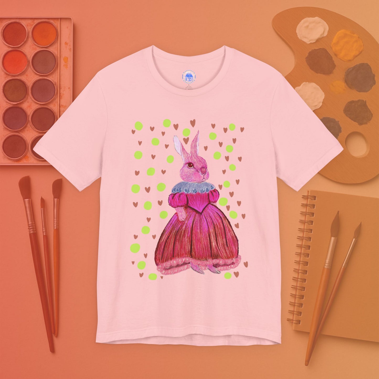 Pink Bunny - Pop Art Unisex Tee