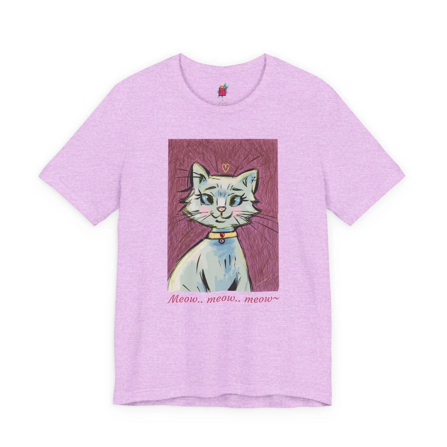 Cat Meow Meow - Pop Art Unisex Tee House of Poco Loco