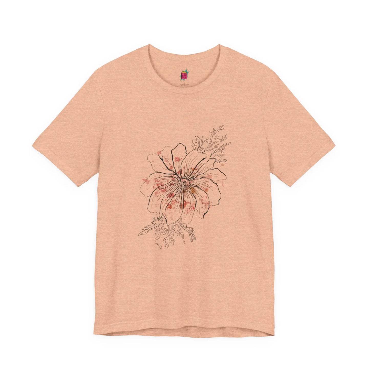 Hibiscus Flower - Pop Art Unisex Tee House of Poco Loco