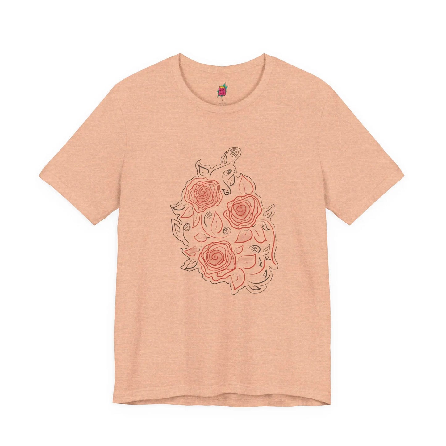 Rosy Lines - Pop Art Unisex Tee House of Poco Loco