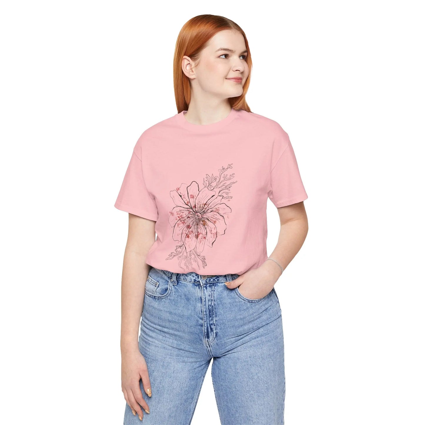 Hibiscus Flower - Pop Art Unisex Tee House of Poco Loco