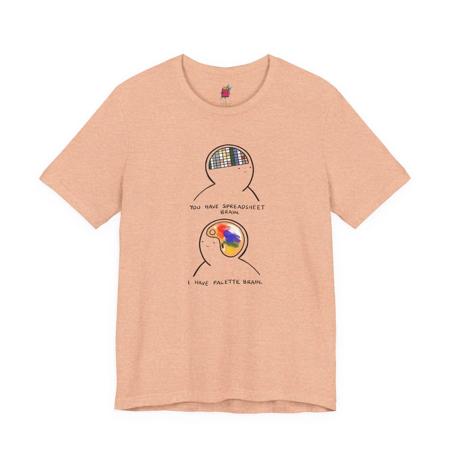 2 Parts of Brain - Pop Art Unisex Tee House of Poco Loco