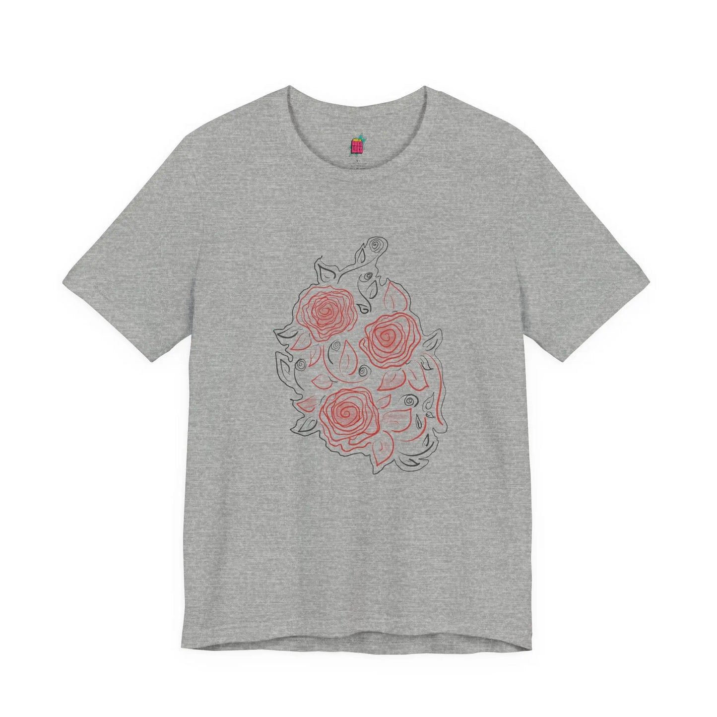 Rosy Lines - Pop Art Unisex Tee House of Poco Loco