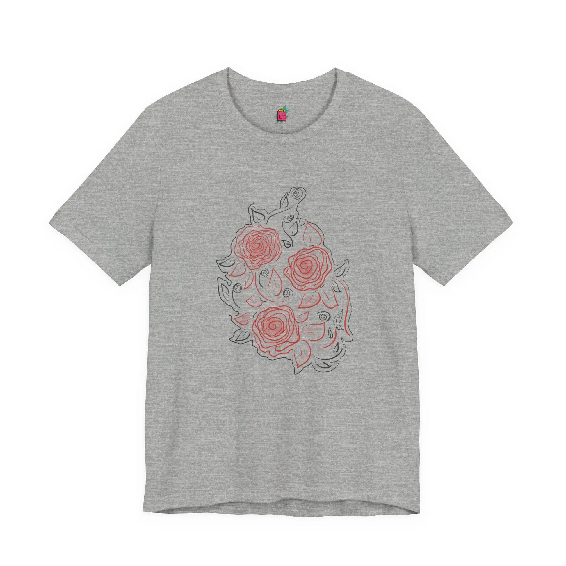 Rosy Lines - Pop Art Unisex Tee House of Poco Loco