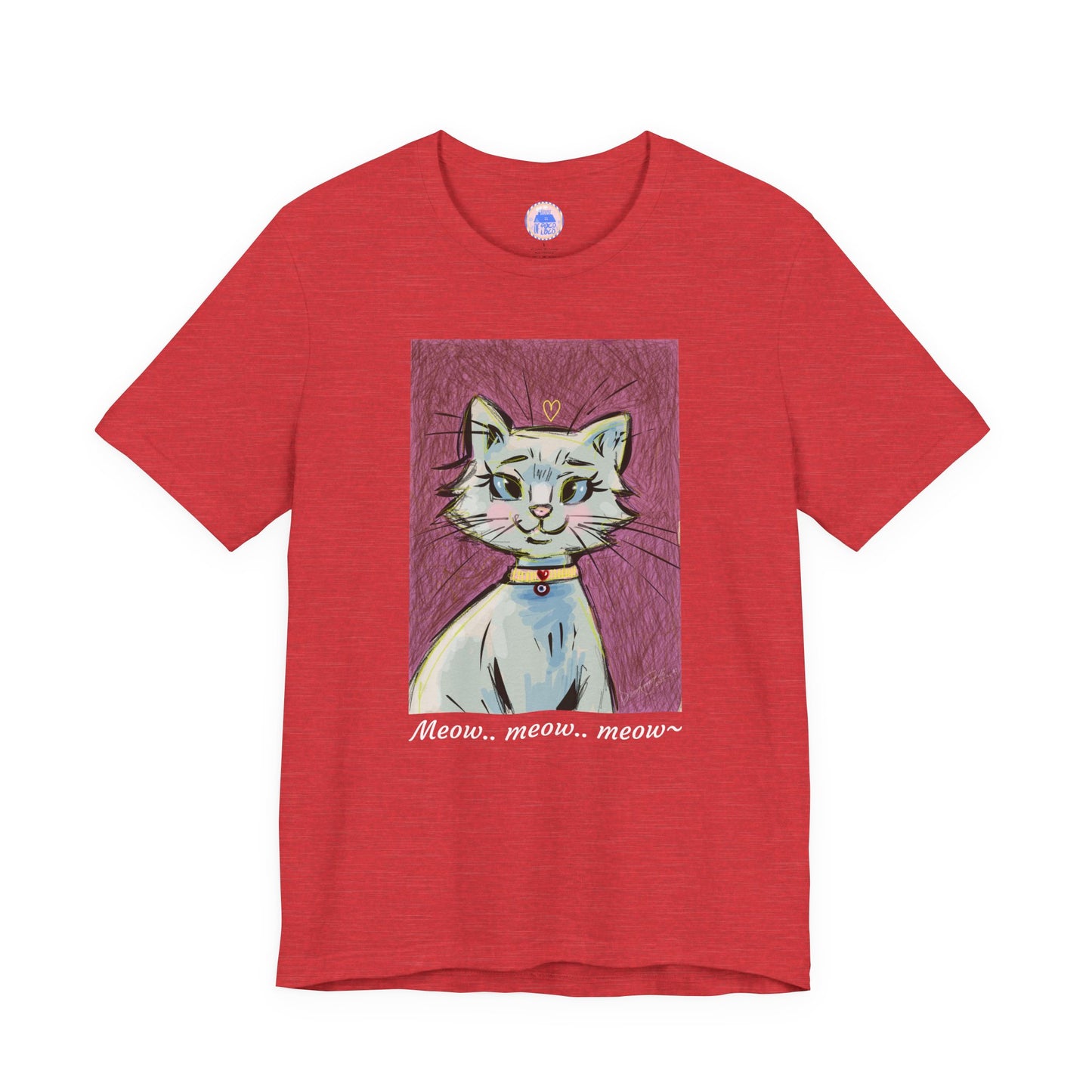 Cat Meow Meow - Pop Art Unisex Tee