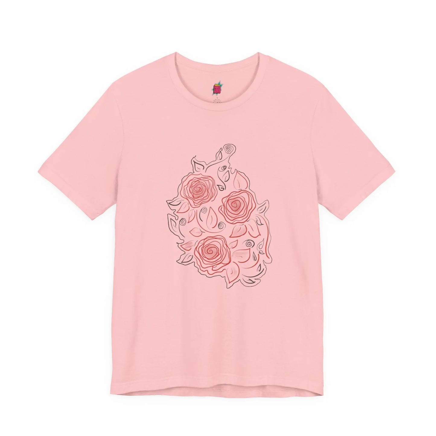 Rosy Lines - Pop Art Unisex Tee House of Poco Loco