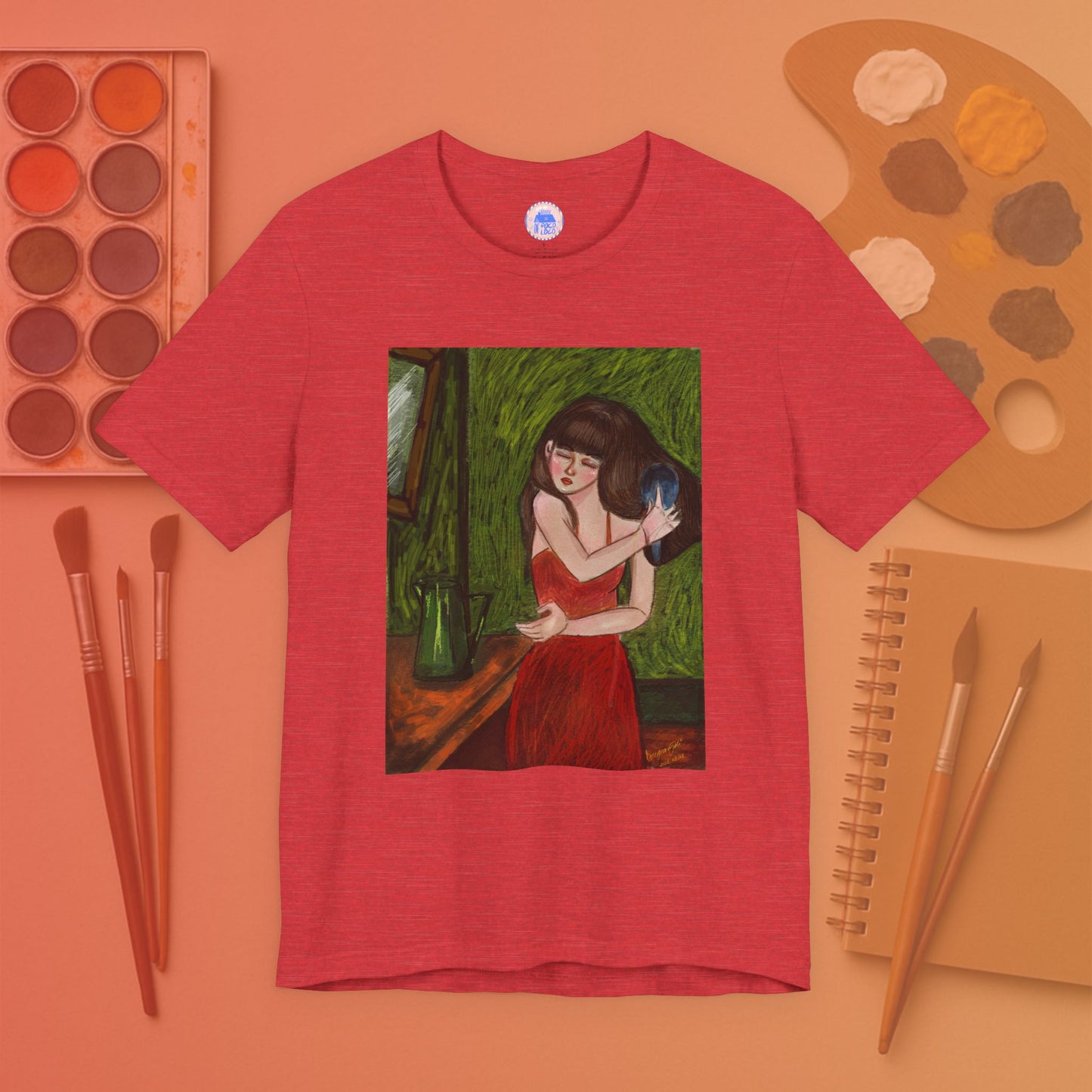Combing Hair - Pop Art Unisex Tee