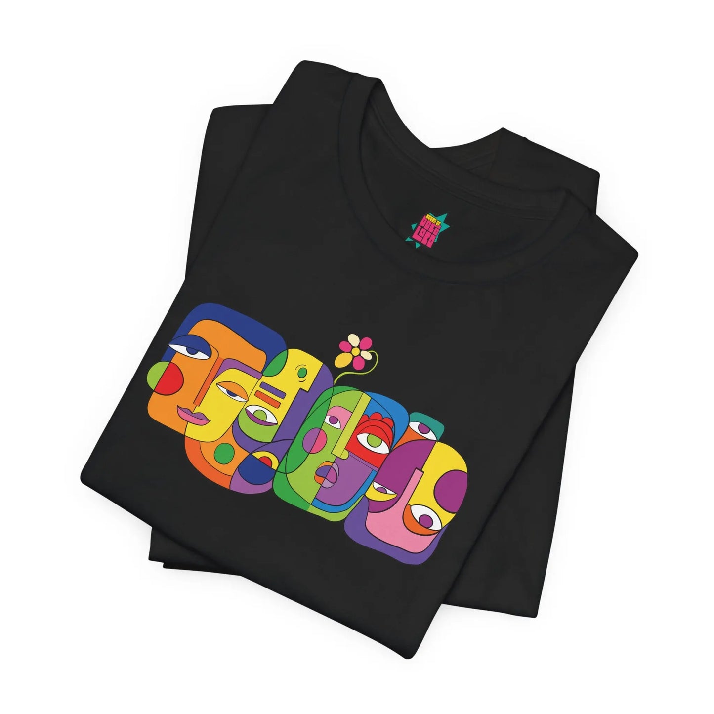 Multi Faces - Pop Art Unisex Tee House of Poco Loco