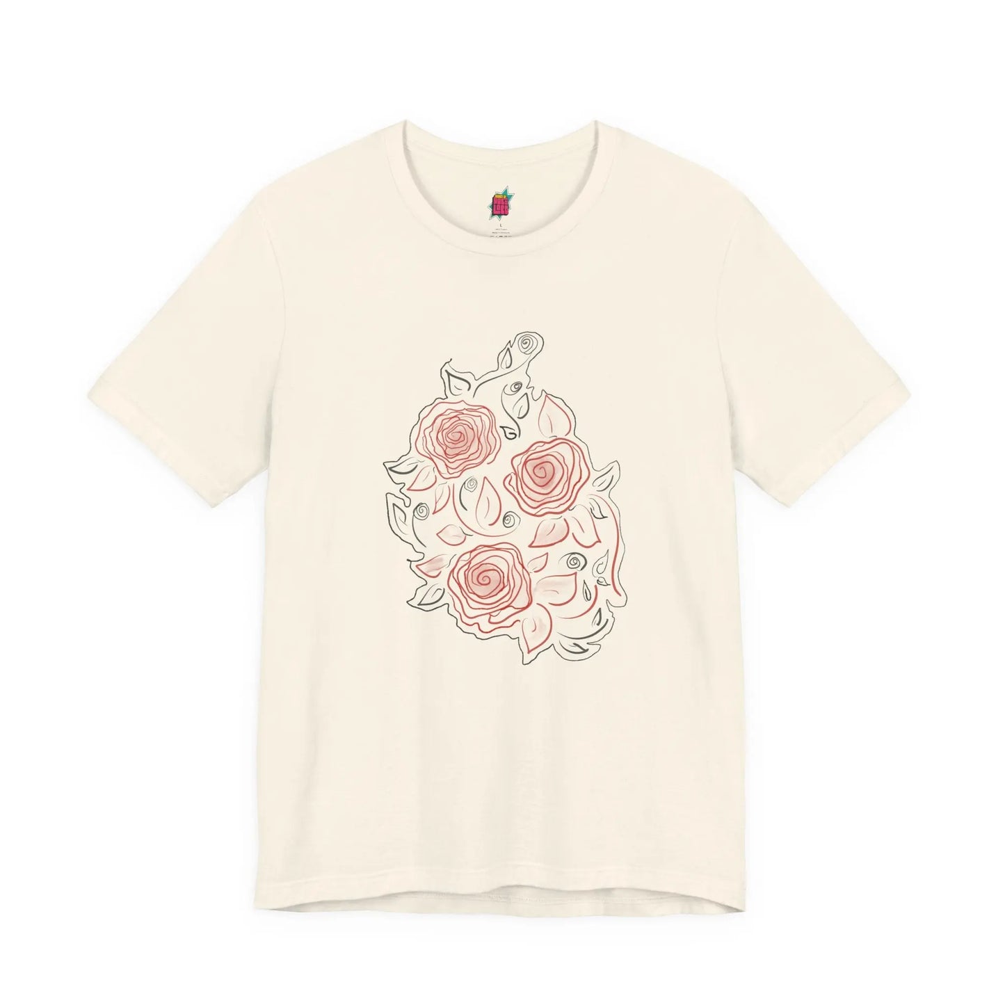 Rosy Lines - Pop Art Unisex Tee House of Poco Loco