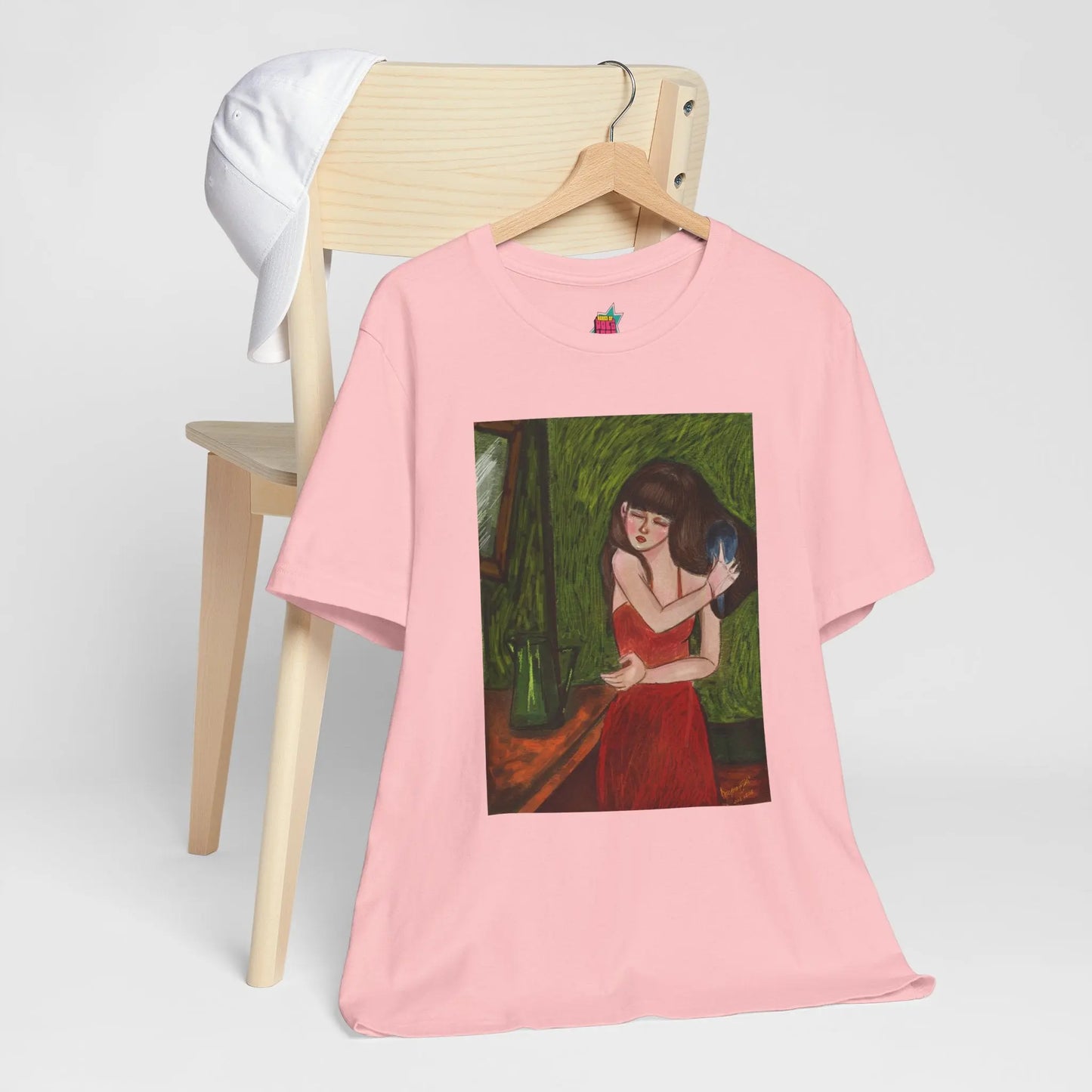 Combing Hair - Pop Art Unisex Tee House of Poco Loco