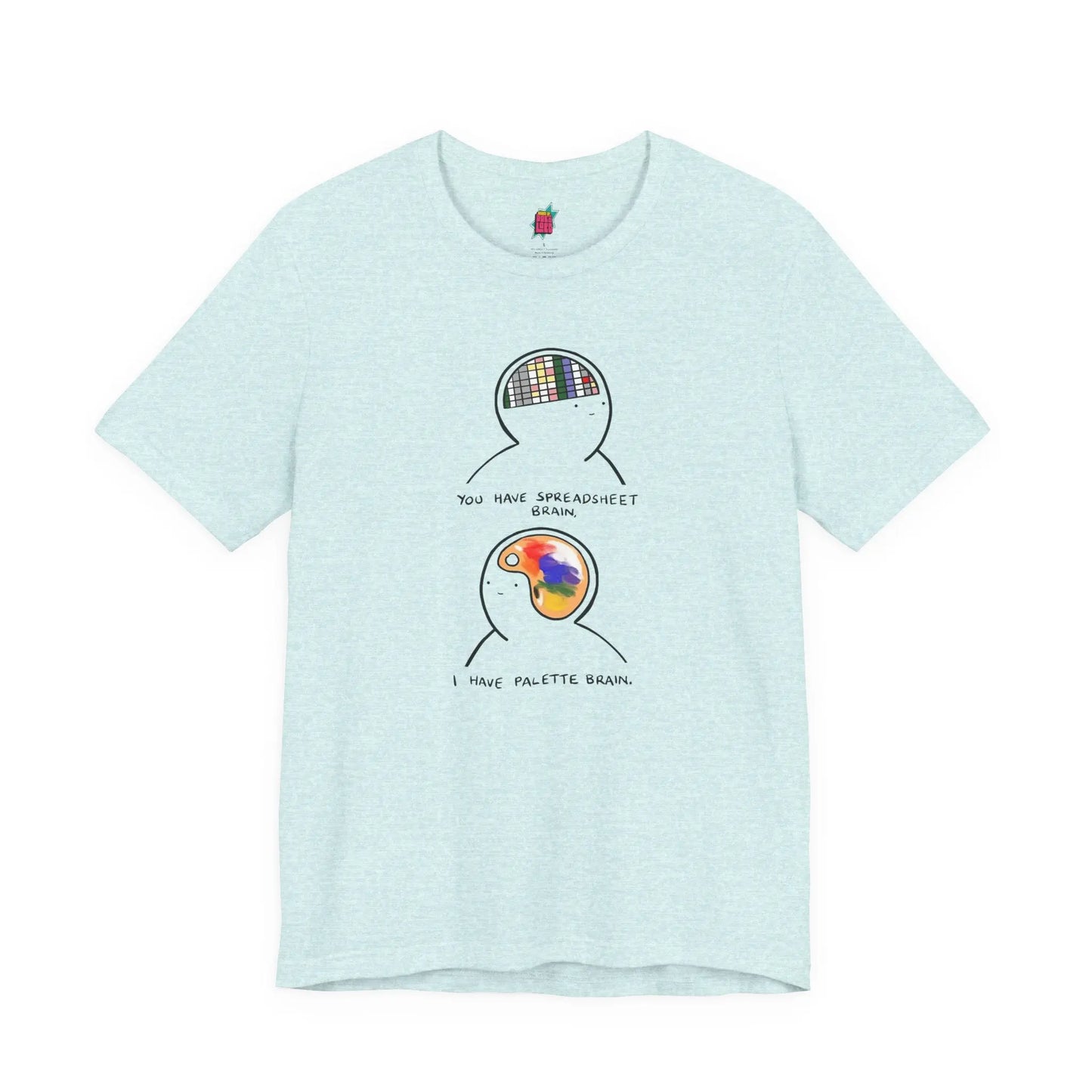 2 Parts of Brain - Pop Art Unisex Tee House of Poco Loco