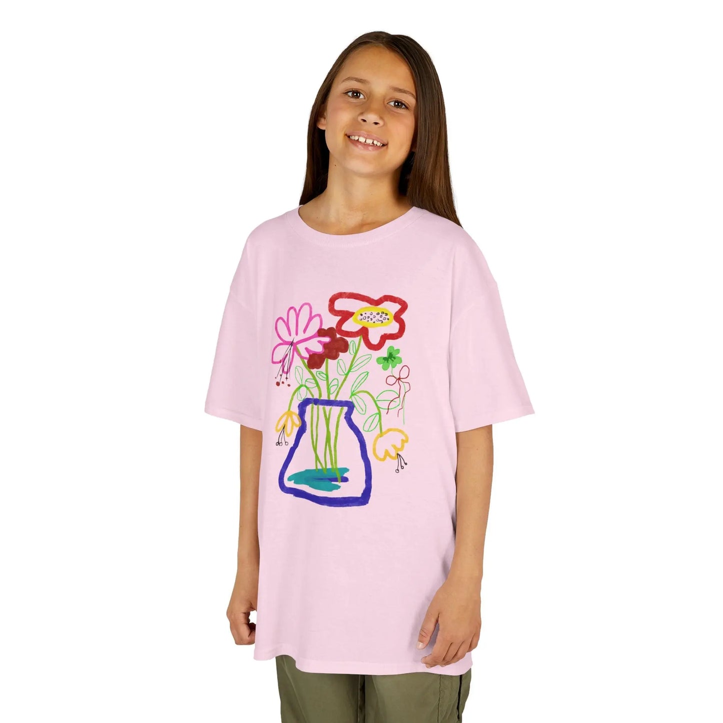 Flower Pot Doodle | Pop Art Kids Tee House of Poco Loco