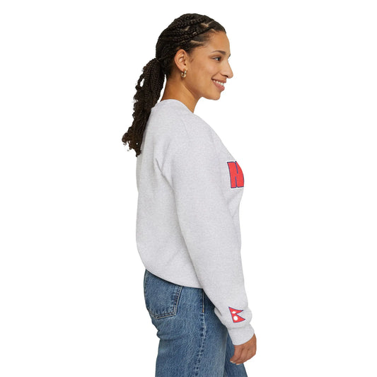 Nepal  Flag - Embroidery Unisex Sweatshirt House of Poco Loco