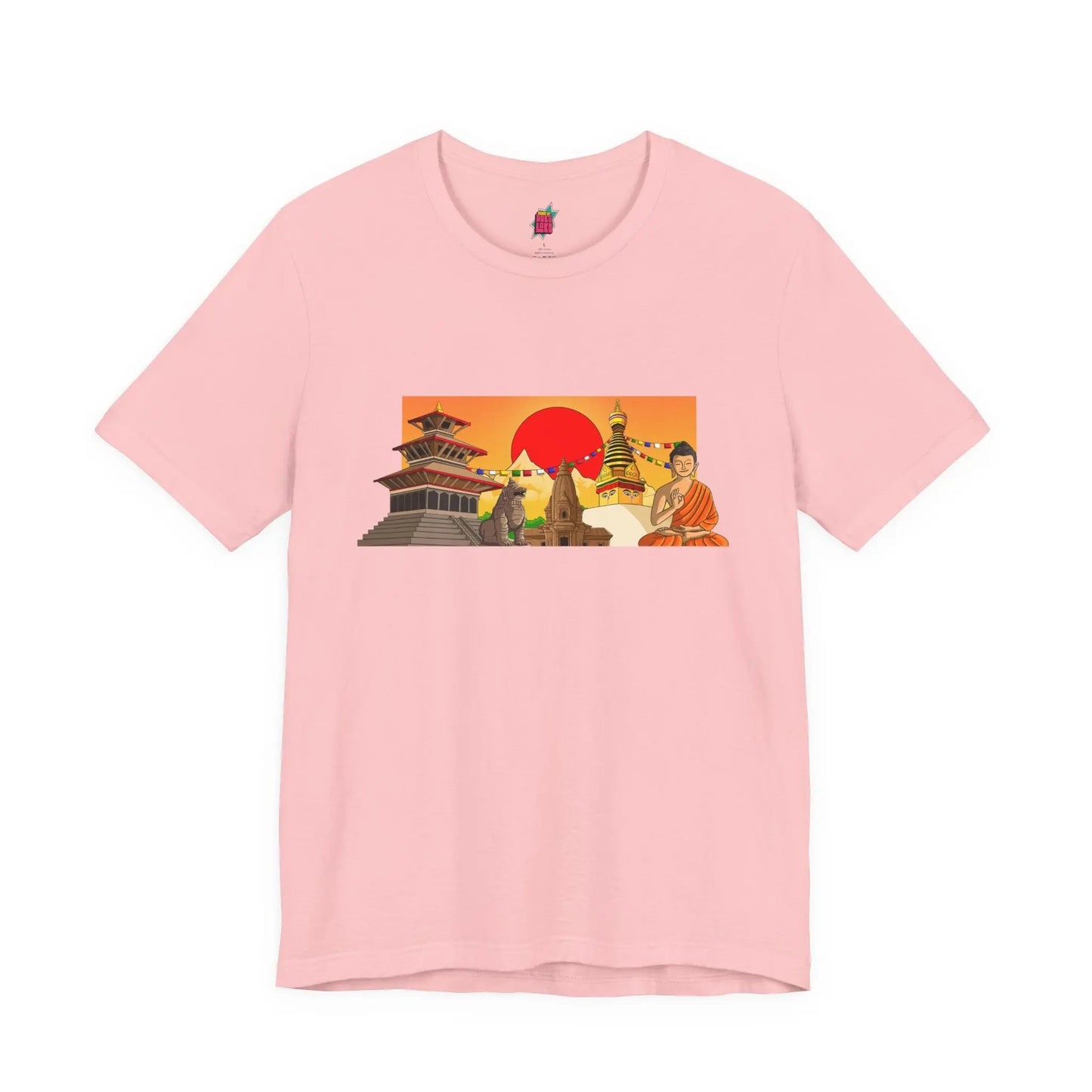 Kathmandu Valley - Pop Art T-Shirt Unisex House of Poco Loco