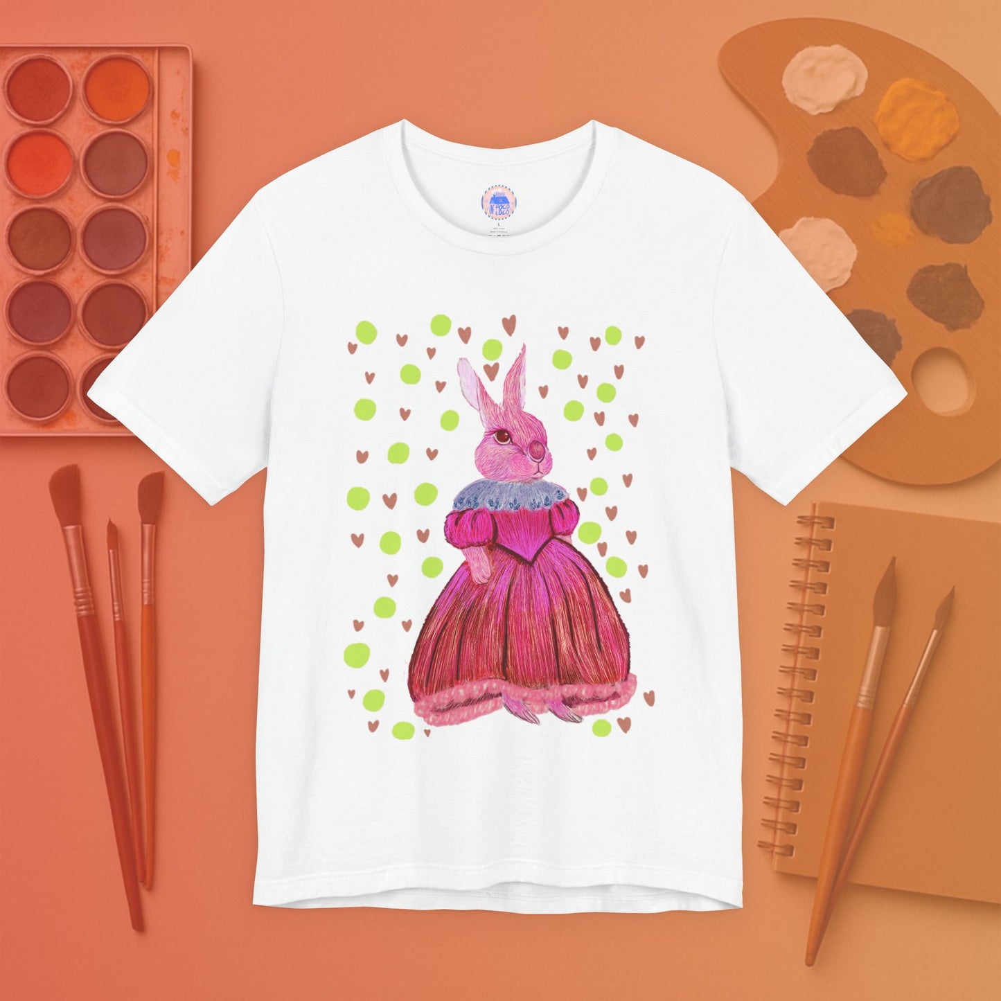 Pink Bunny - Pop Art Unisex Tee