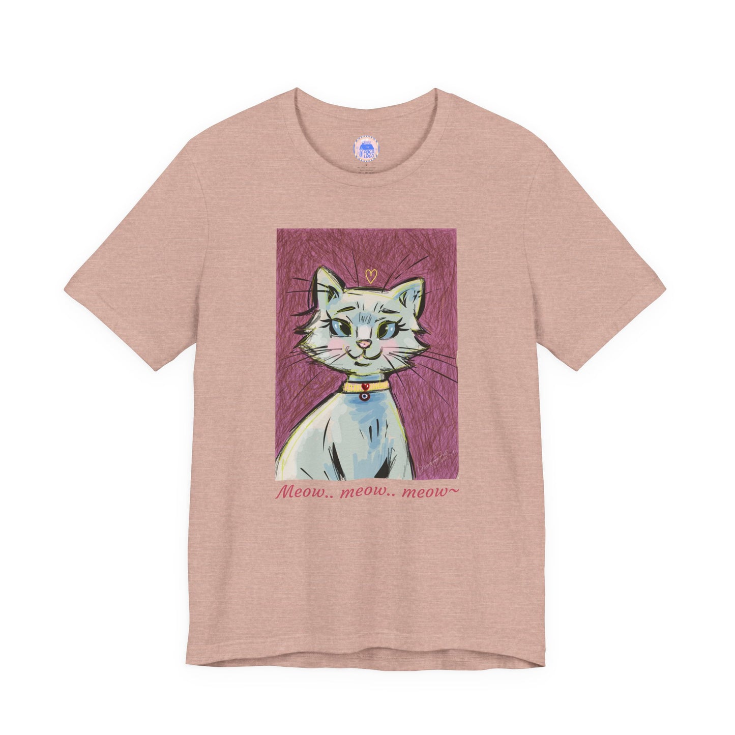 Cat Meow Meow - Pop Art Unisex Tee
