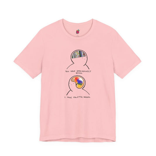 2 Parts of Brain - Pop Art Unisex TeeĀ House of Poco Loco