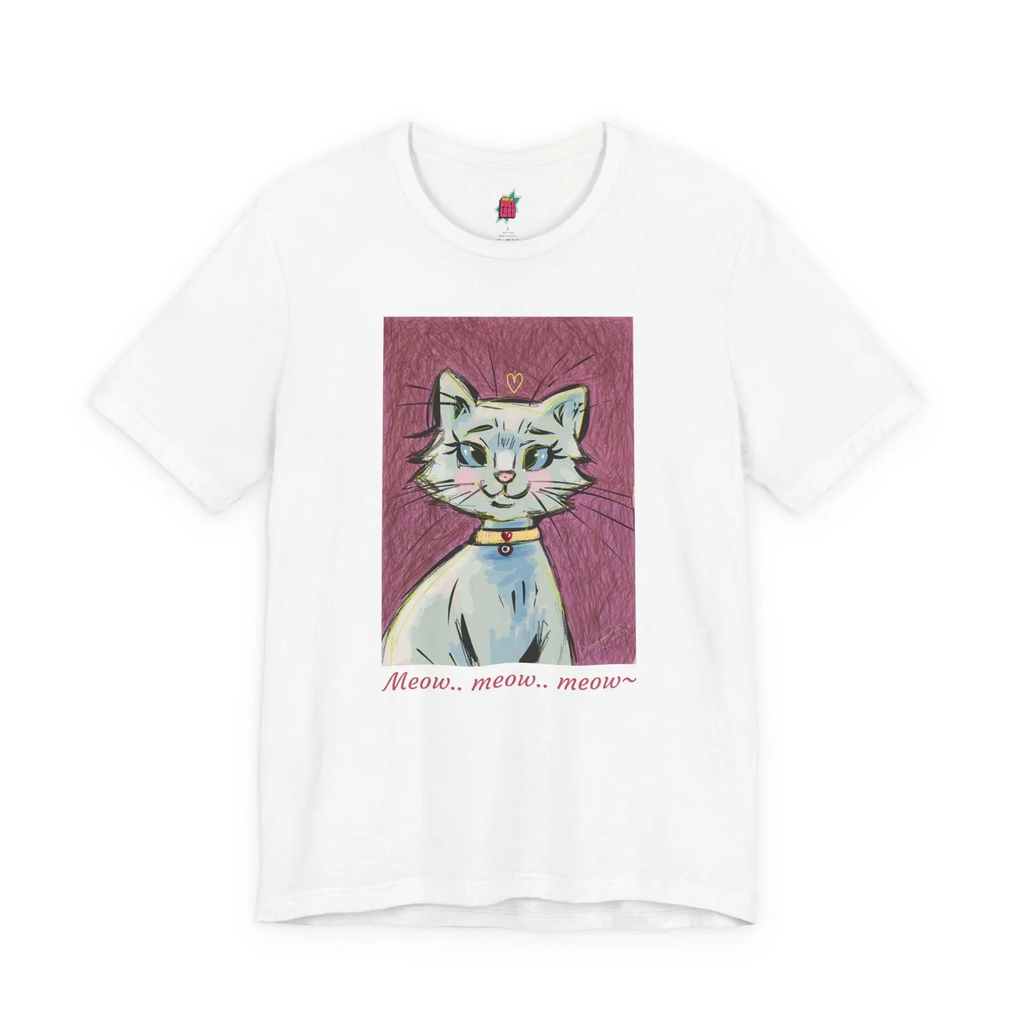 Cat Meow Meow - Pop Art Unisex Tee House of Poco Loco